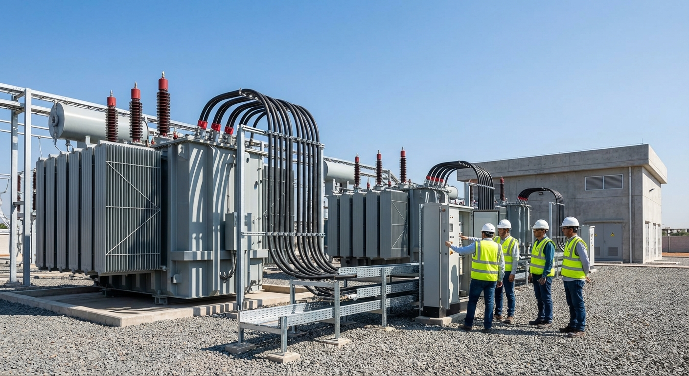 Equipe de engenharia Construtora Eletron